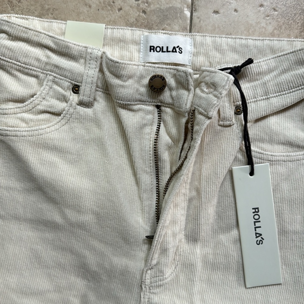 ROLLA'S Cream Boot Cut Pants - Picture 6 of 8